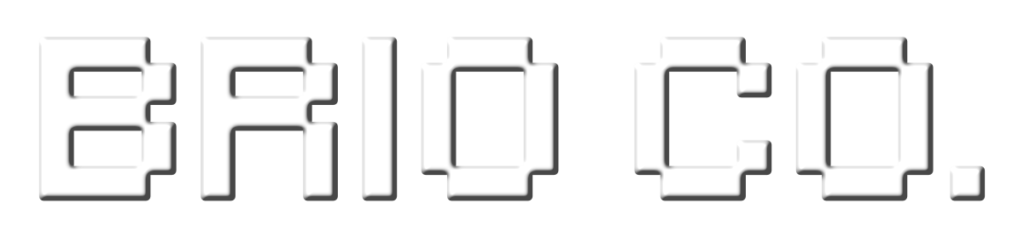 brio co. streetwear logotipo orizontal branco